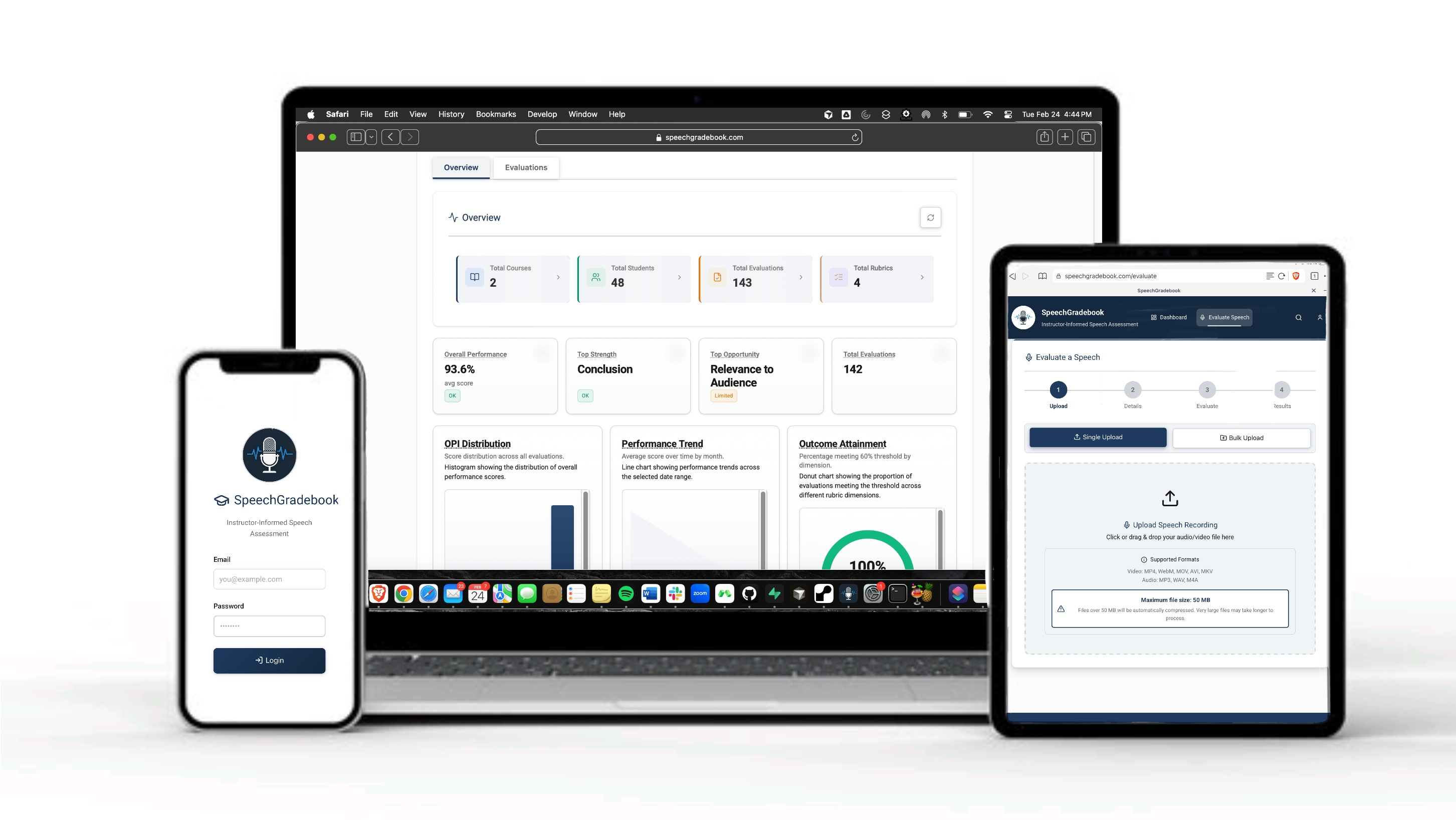 SpeechGradebook Hero